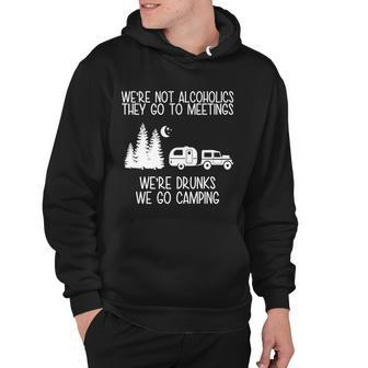 Were Not Alcoholics Were Drunks We Go Camping Tshirt Hoodie - Monsterry CA