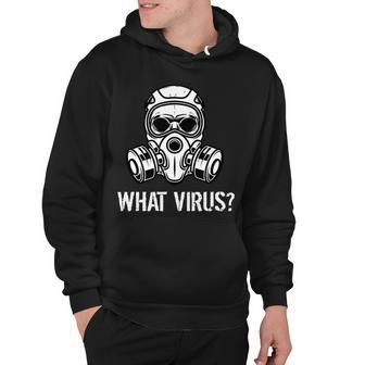 What Virus Funny Gas Mask Hoodie - Monsterry
