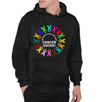Whatever Color Cancer Sucks Tshirt Hoodie - Monsterry CA
