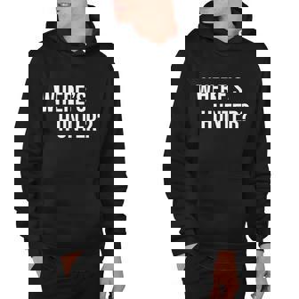 Wheres Hunter President Trump Hoodie - Monsterry