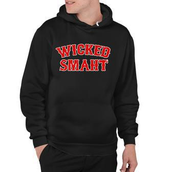 Wicked Smaht Smart Boston Massachusetts Hoodie - Thegiftio UK