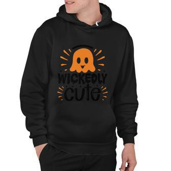 Wickedly Cute Boo Halloween Quote Hoodie - Monsterry