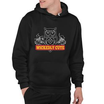 Wickedly Cute Funny Halloween Quote V2 Hoodie - Monsterry CA