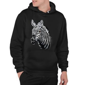 Wildlife - Big Face Zebra Up Close Portrait Tshirt Hoodie - Monsterry AU