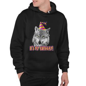 Wolf Birthday Themed Party Wolves Theme Girl Wolf Lover Hoodie - Monsterry UK