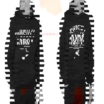 Womens 1St Time Mom Est 2022 Gift New First Mommy 2022 Mothers Day Gift Hoodie - Thegiftio