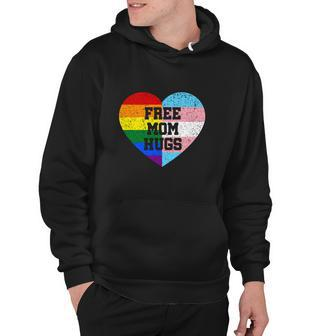Womens Free Mom Hugs Gay Pride Transgender Rainbow Flag Tshirt Hoodie - Monsterry DE