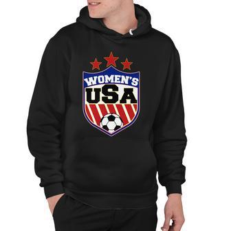 Womens Soccer Usa Emblem Hoodie - Monsterry UK