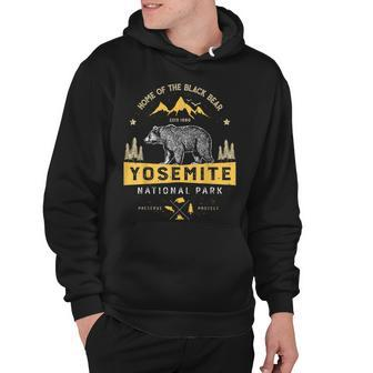 Yosemite National Park T California Bear Vintage Gifts Hoodie - Seseable