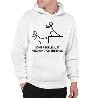 A Pat On The Back Hoodie - Seseable