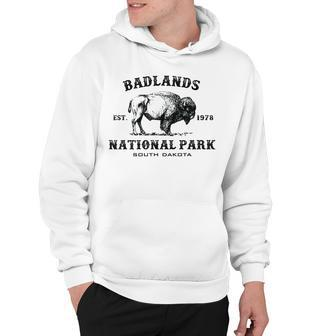 Badlands National Park South Dakota American Bison Souvenir Hoodie - Thegiftio UK