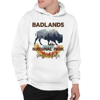 Badlands National Park Vintage South Dakota Yellowstone Gift Hoodie - Seseable