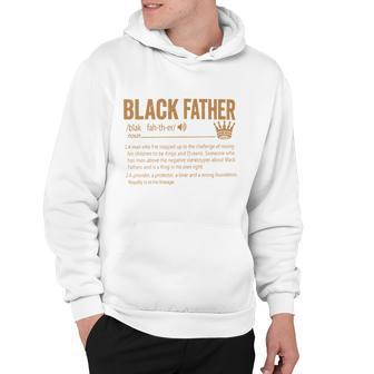 Black Father The Man The Myth The Legend Blackfather Dad Daddy Grandpa Grandfath Hoodie - Monsterry