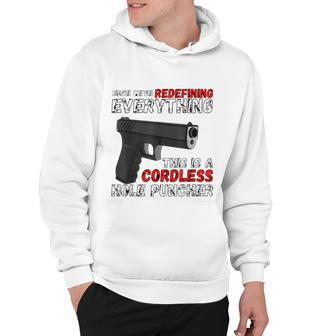 Cordless Hole Puncher T Hoodie - Monsterry AU