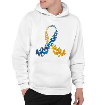 Down Syndrome Butterfly Awareness Hoodie - Monsterry