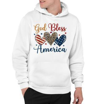 God Bless America Patriotic 4Th Of July American Christians Hoodie - Seseable