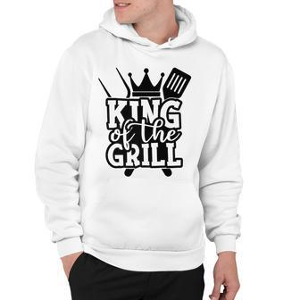 King Grill Grilling Gift Barbecue Fathers Day Dad Bbq V2 Hoodie - Seseable