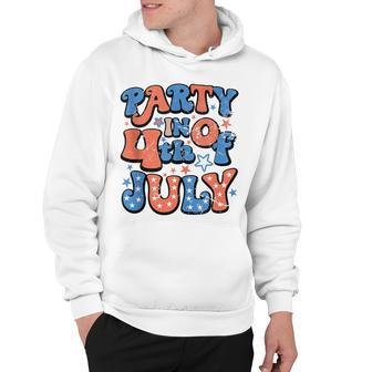 Party In The Usa Fourth Of July 4Th Of July Vintage Hoodie - Seseable