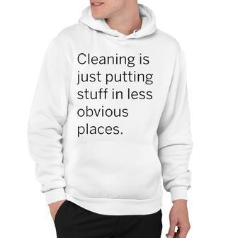 Putting Stuff In Less Obvious Places V2 Hoodie - Seseable