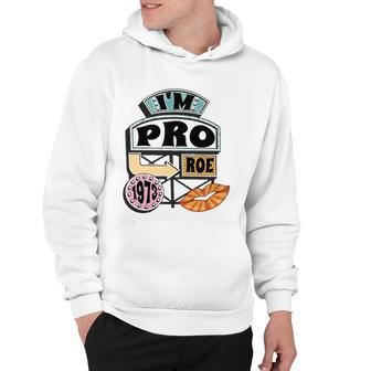 Reproductive Rights Pro Roe Pro Choice Mind Your Own Uterus Retro Hoodie | Mazezy