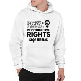 Stars Stripes Reproductive Rights Racerback Feminist Pro Choice My Body My Choice Hoodie | Mazezy