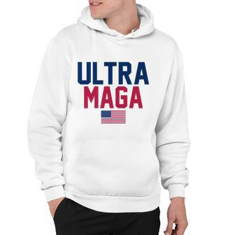 Ultra Maga Shirt Funny Anti Biden American Flag Pro Trump Trendy Tshirt Hoodie - Monsterry