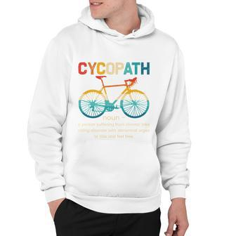 Vintage Bicycle Cycopath Gift For Cyclists Hoodie - Monsterry AU