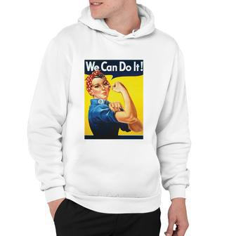 We Can Do It Rosie The Riveter Feminist Hoodie - Monsterry UK