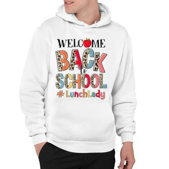 Welcome Back To School Lunch Lady Back To School Leopard V2 Hoodie - Thegiftio UK