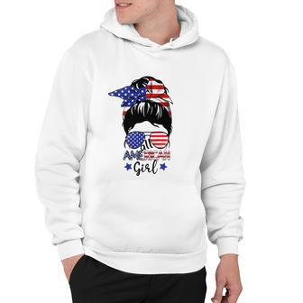 American Girl 4Th Of July V2 Hoodie - Monsterry