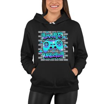 12 Year Old 12Th Video Gamer Gaming Birthday Party Boys Girl Women Hoodie - Monsterry DE
