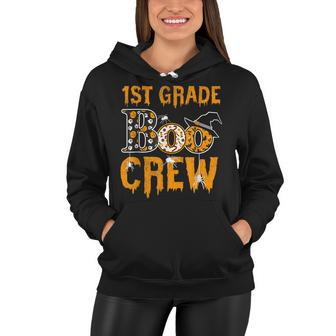 1St Grade Teacher Boo Crew Halloween 1St Grade Teacher V2 Women Hoodie - Seseable