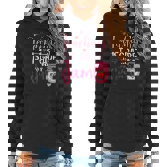 1St Grade Teacher Teaching 1St Grade Is My Jam Teacher Women Hoodie - Thegiftio