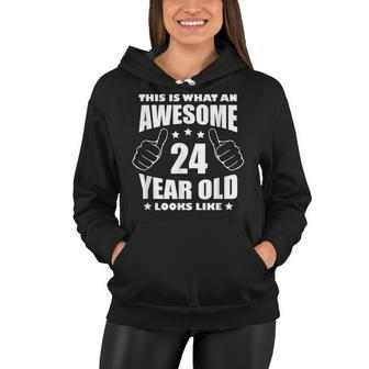 24Th Birthday Awesome Gift For Her 24 Year Old Daughter 1997 Women Hoodie - Seseable