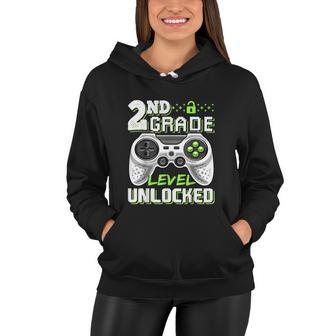 2Nd Grade Level Unlocked Funny Video Game Women Hoodie - Monsterry