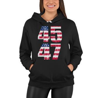 45 47 Trump 2024 Tshirt V2 Women Hoodie - Monsterry AU