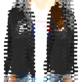 4Th Of July All American Dude Us Flag Women Hoodie - Thegiftio