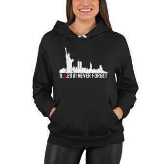 9-11-2001 Never Forget September 11Th Tshirt Women Hoodie - Monsterry AU