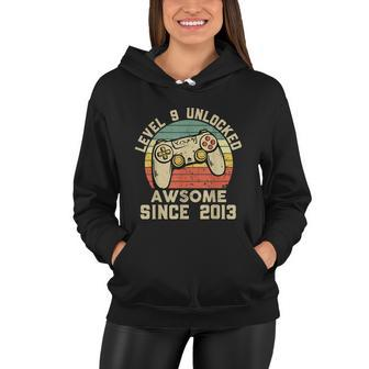 9Th Birthday Gift Boy 9 Years Being Awesome Women Hoodie - Monsterry