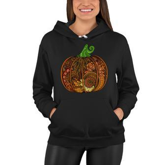 Abstract Pumpkin Thanksgiving Logo Tshirt Women Hoodie - Monsterry AU