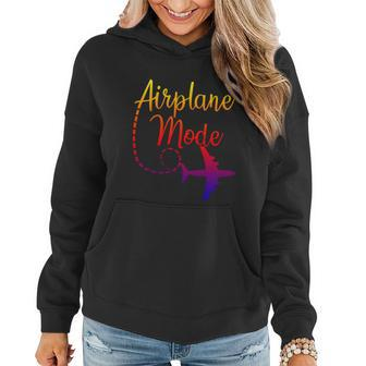 Airplane Mode Traveling Vacation For Girls And Womens Meaningful Gift Graphic Design Printed Casual Daily Basic Women Hoodie - Thegiftio UK