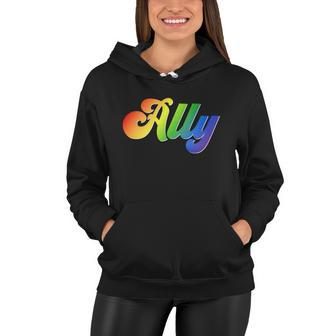 Ally Lgbt Support Tshirt Women Hoodie - Monsterry CA