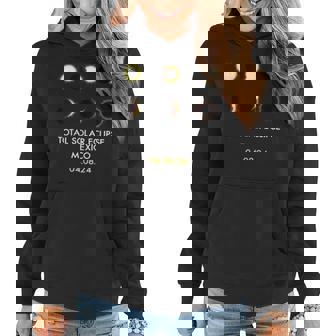 America Totality 040824 Total Solar Eclipse Mexico 2024 Women Hoodie Graphic Print Hooded Sweatshirt - Thegiftio