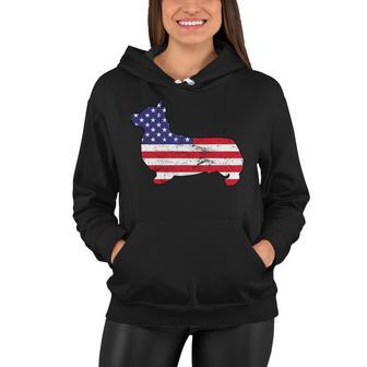 American Corgi Tshirt Women Hoodie - Monsterry DE