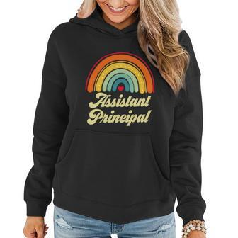 Assistant Principal Vintage Retro Funny Birthday Coworker Cool Gift Graphic Design Printed Casual Daily Basic Women Hoodie - Thegiftio UK