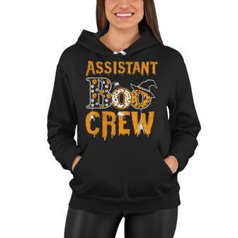 Assistant Teacher Boo Crew Halloween Assistant Teacher Women Hoodie - Seseable
