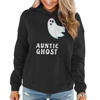 Auntie Ghost Funny Spooky Halloween Ghost Halloween Mom Women Hoodie - Thegiftio UK