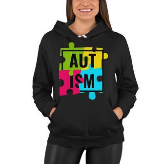 Autism Awareness Puzzle Pieces Tshirt Women Hoodie - Monsterry
