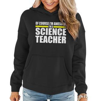 Awesome Science Teacher Graphic Design Printed Casual Daily Basic Women Hoodie - Thegiftio UK