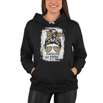 Awesome Since 1998 Vintage 1998 24Th Birthday 24 Years Old Women Hoodie - Seseable